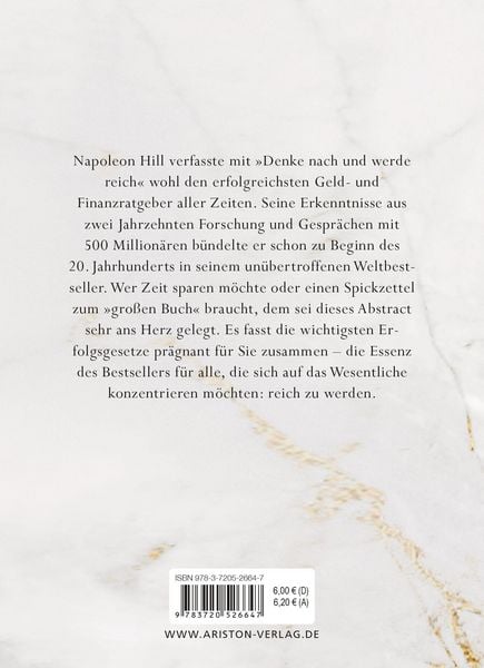 Produktbild: Denke nach und werde reich