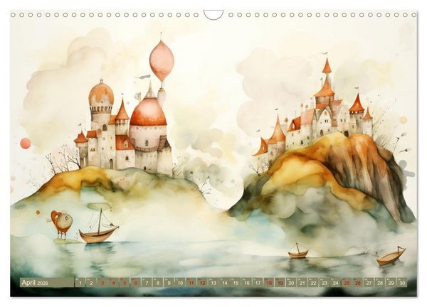 Produktbild: Kuriose H&auml;user (Wandkalender 2026 DIN A3 quer), CALVENDO Monatskalender