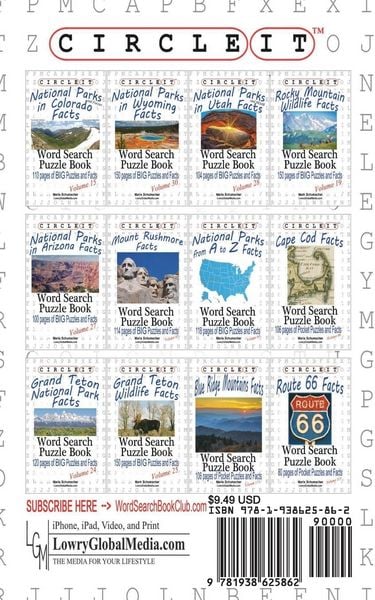 Produktbild: Circle It, Cape Cod Facts, Word Search, Puzzle Book