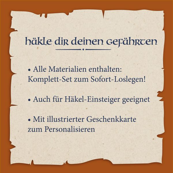 Produktbild: Fantastisches H&auml;kelset Zwerg