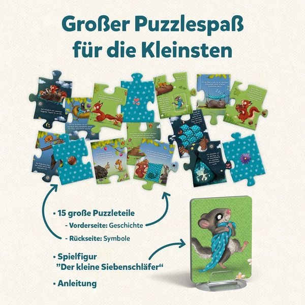 Produktbild: Mein erstes Story-Puzzle Der kleine Siebenschl&auml;fer