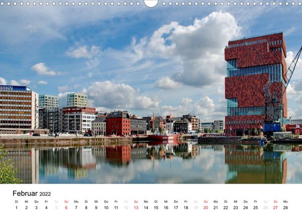 Produktbild: Antwerpen, die fl&auml;mische Hafenstadt (Wandkalender 2022 DIN A3 quer)
