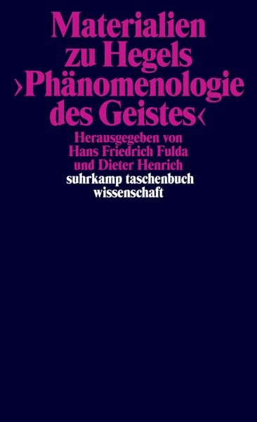 Produktbild: Materialien zu Hegels &raquo;Ph&auml;nomenologie des Geistes&laquo;