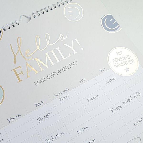 Produktbild: Familienplaner 2027 Hello Family!