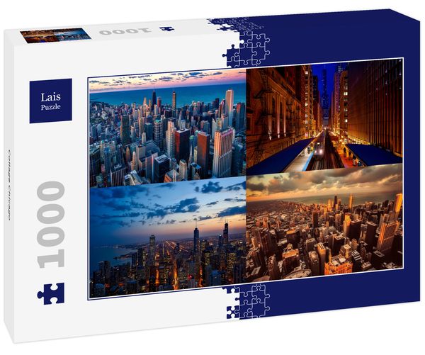 Produktbild: Lais Puzzle Collage Chicago 1000 Teile