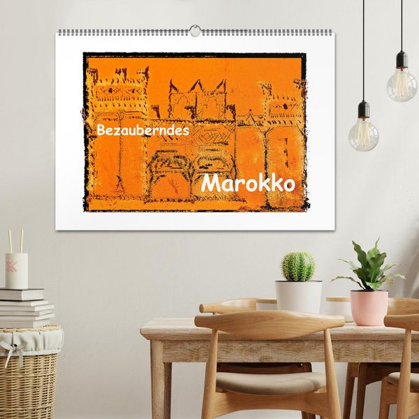 Produktbild: Bezauberndes Marokko (Wandkalender 2026 DIN A2 quer), CALVENDO Monatskalender