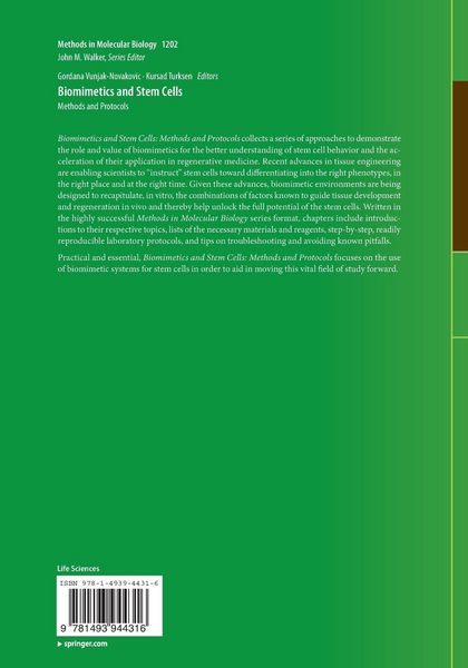 Produktbild: Biomimetics and Stem Cells