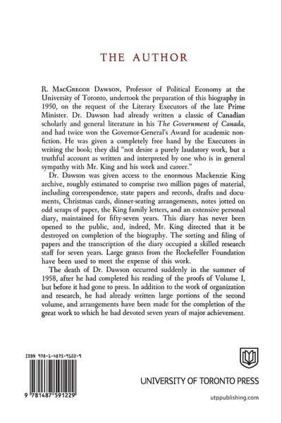 Produktbild: William Lyon MacKenzie King, Volume 1, 1874-1923