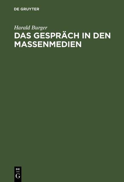 Produktbild: Das Gespr&auml;ch in den Massenmedien