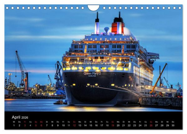 Produktbild: Hamburger Hafen (Wandkalender 2026 DIN A4 quer), CALVENDO Monatskalender