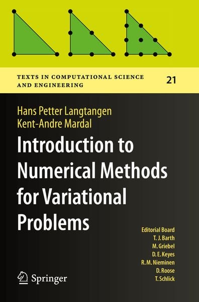 Produktbild: Introduction to Numerical Methods for Variational Problems