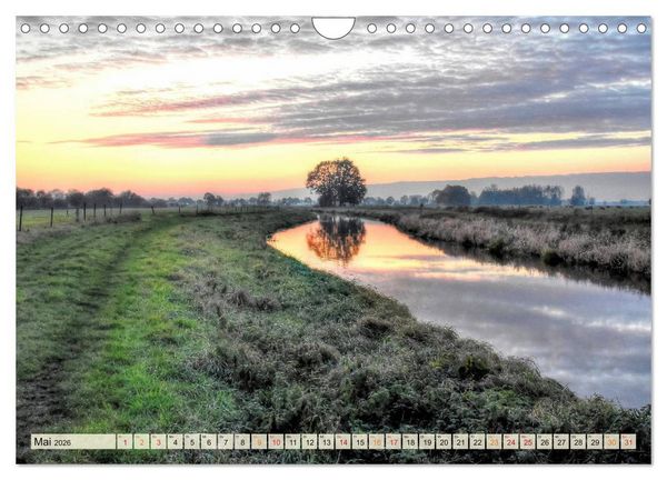 Produktbild: Landschaft an der W&uuml;mme (Wandkalender 2026 DIN A4 quer), CALVENDO Monatskalender