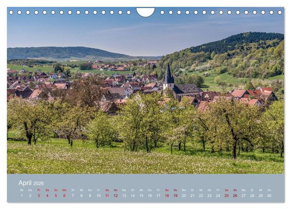 Produktbild: Sch&ouml;ne Aussichten in die Fr&auml;nkische Schweiz (Wandkalender 2026 DIN A4 quer), CALVENDO Monatskalender
