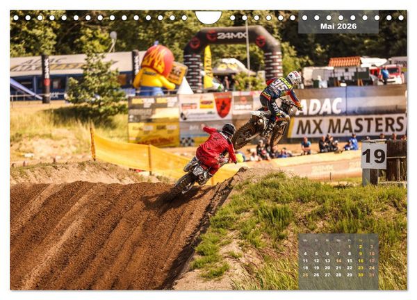 Produktbild: MX-Racing 2026 (Wandkalender 2026 DIN A4 quer), CALVENDO Monatskalender