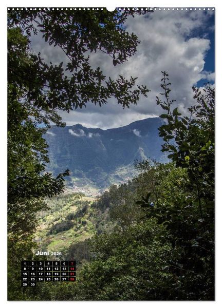 Produktbild: Levadas - Wasserwege auf Madeira (Wandkalender 2026 DIN A2 hoch), CALVENDO Monatskalender