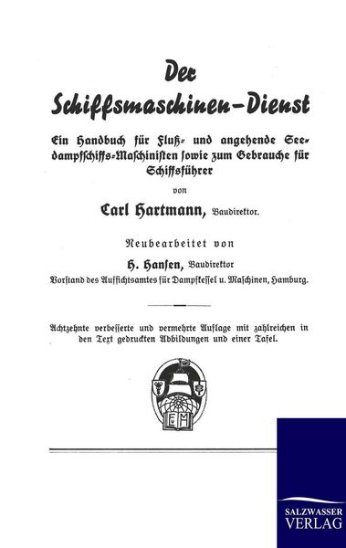 Produktbild: Der Schiffsmaschinen-Dienst