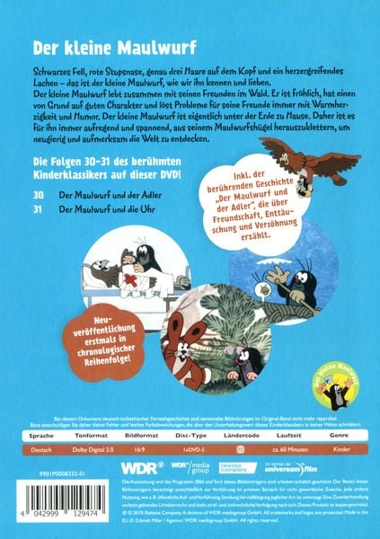 Produktbild: Der kleine Maulwurf DVD 7