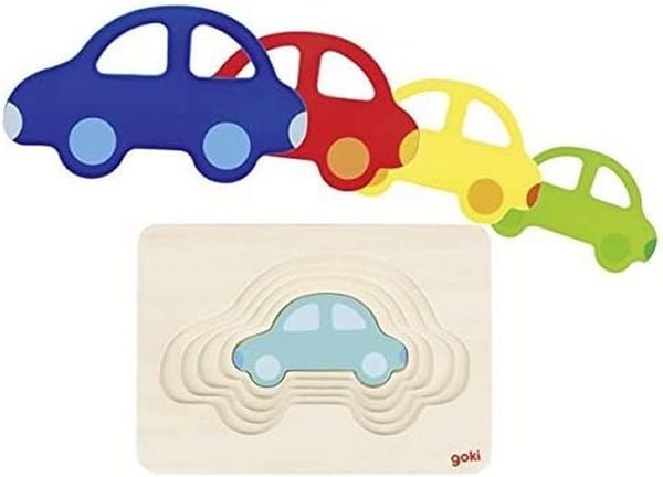 Schichtenpuzzle Auto