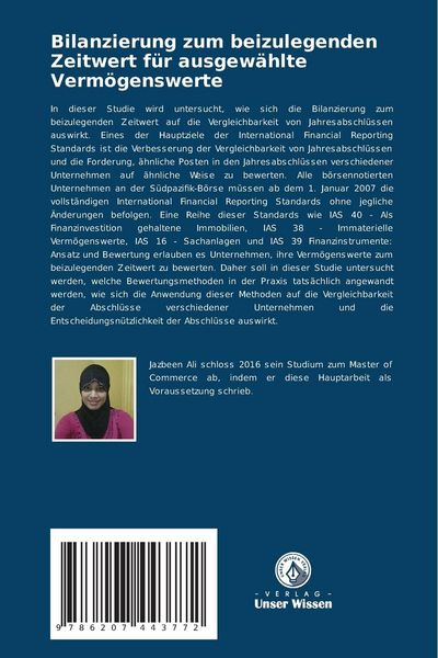 Produktbild: Bilanzierung zum beizulegenden Zeitwert f&uuml;r ausgew&auml;hlte Verm&ouml;genswerte