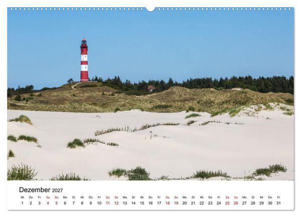Produktbild: Amrum - Das Paradies in der Nordsee (hochwertiger Premium Wandkalender 2027 DIN A2 quer), Kunstdruck in Hochglanz