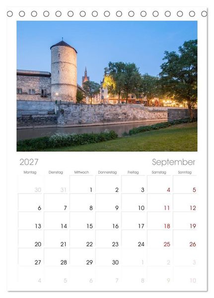 Produktbild: Tischplaner 2027 - Hannover - Momente einer Reise (A5 Tischkalender zum Aufstellen) CALVENDO