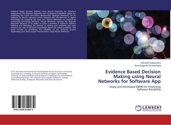 Produktbild: Evidence Based Decision Making using Neural Networks for Software App