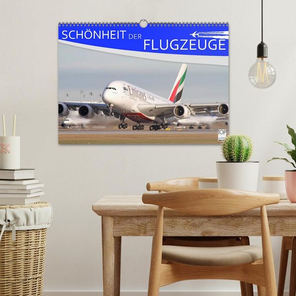 Produktbild: Sch&ouml;nheit der Flugzeuge (Wandkalender 2026 DIN A3 quer), CALVENDO Monatskalender
