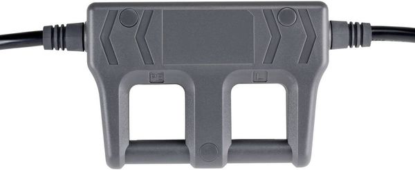 Produktbild: VOLTCRAFT CAA-1L 16 Messadapter Kaltger&auml;te-Stecker C20 - Kaltger&auml;te-Buchse C19 Dunkelgrau