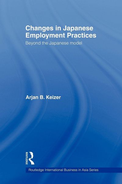 Produktbild: Changes in Japanese Employment Practices