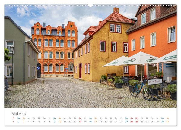 Produktbild: Rudolstadt - im Tal der Saale (hochwertiger Premium Wandkalender 2026 DIN A2 quer), Kunstdruck in Hochglanz
