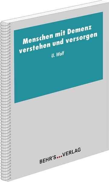 Produktbild: Menschen mit Demenz verstehen und versorgen