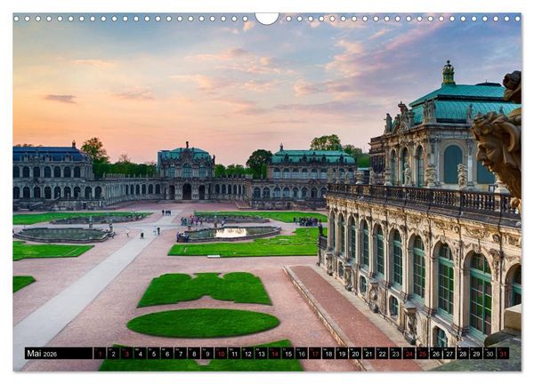 Produktbild: WUNDERVOLLES DRESDEN (Wandkalender 2026 DIN A3 quer), CALVENDO Monatskalender