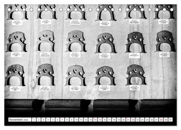 Produktbild: Geigenbau (Tischkalender 2026 DIN A5 quer), CALVENDO Monatskalender