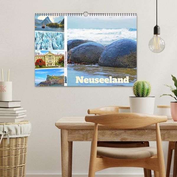 Produktbild: Neuseeland - Land der Kontraste (Wandkalender 2027 DIN A3 quer), CALVENDO Monatskalender