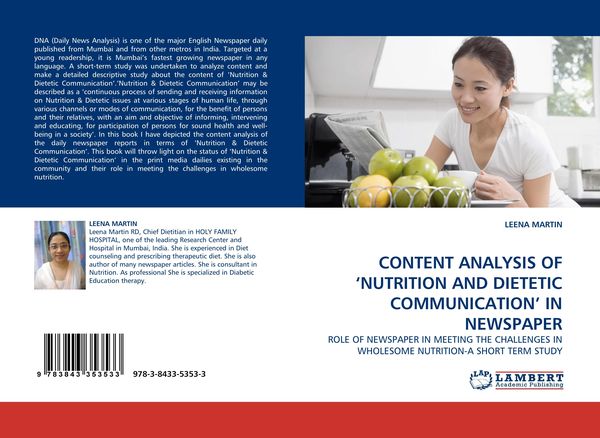 Produktbild: Content Analysis Of 'nutrition and Dietetic Communication'' in Newspaper