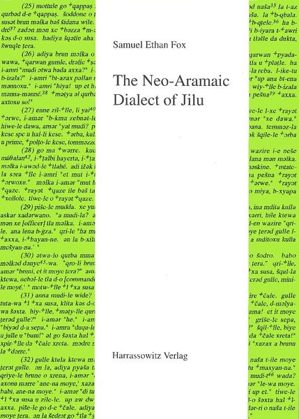 Produktbild: The Neo-Aramaic Dialect of Jilu