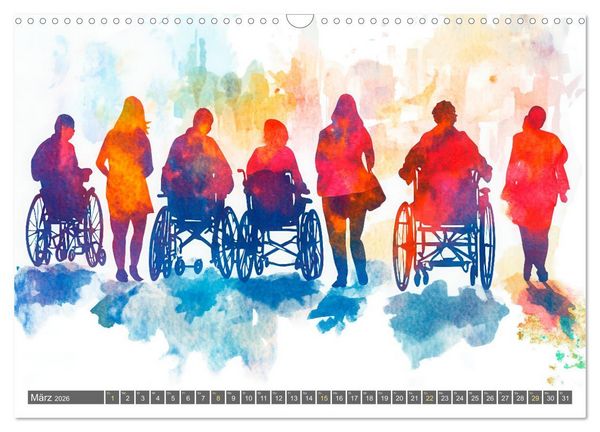 Produktbild: Menschenrechte - W&uuml;rde und Freiheit (Wandkalender 2026 DIN A3 quer), CALVENDO Monatskalender