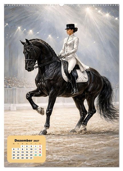 Produktbild: Reiterinnen durch die Jahrhunderte (hochwertiger Premium Wandkalender 2027 DIN A2 hoch), Kunstdruck in Hochglanz