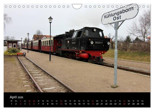 Produktbild: Dampfbahnromantik auf schmaler Spur (Wandkalender 2026 DIN A4 quer), CALVENDO Monatskalender