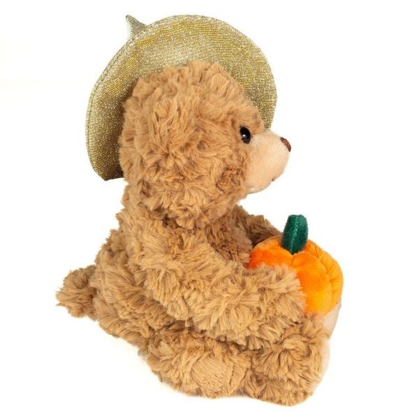 Produktbild: Teddy Hermann 94611 - Halloween Teddy mit K&uuml;rbis, Pl&uuml;sch, 20 cm