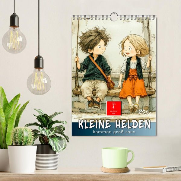 Produktbild: Kleine Helden kommen gro&szlig; raus (Wandkalender 2026 DIN A4 hoch), CALVENDO Monatskalender