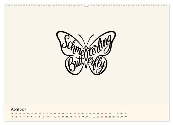 Produktbild: Buchstabentiere (Wandkalender 2027 DIN A2 quer), CALVENDO Monatskalender