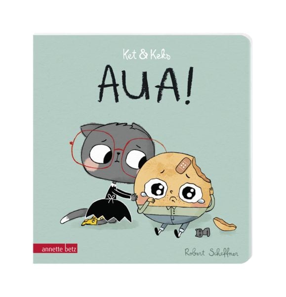 Ket & Keks – Aua! (Ket & Keks), Gebundene Ausgabe von Robert Scheffner, Annette Betz im Ueberreuter Verlag, 9783219120714