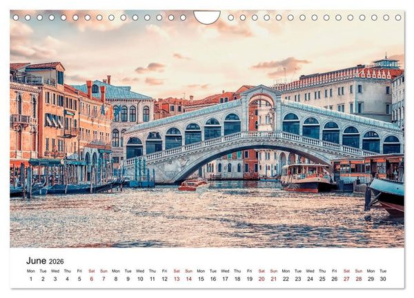Produktbild: Beautiful Venice (Wall Calendar 2026 DIN A4 landscape), CALVENDO 12 Month Wall Calendar