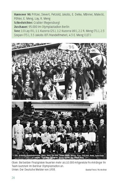 Produktbild: Hannover 96 - die 100 wichtigsten Spiele