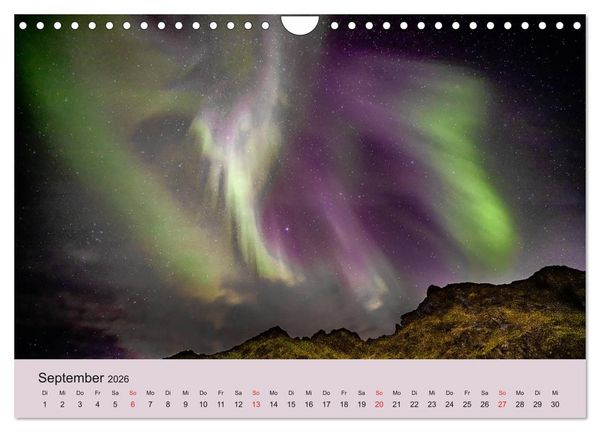 Produktbild: Norwegen - Mythos Nordlichter (Wandkalender 2026 DIN A4 quer), CALVENDO Monatskalender