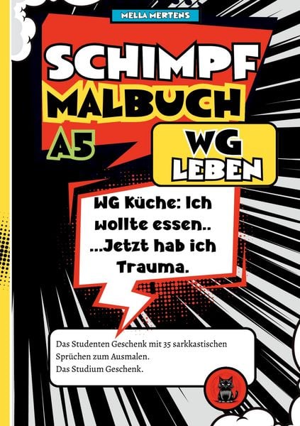 Produktbild: Schimpfmalbuch WG Leben