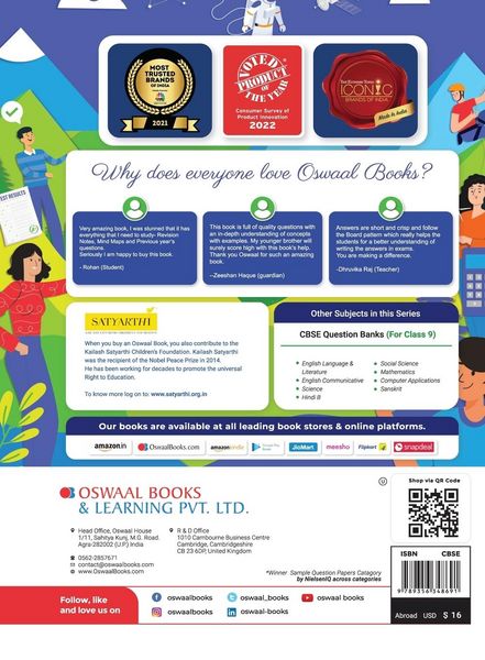 Produktbild: Oswaal CBSE Chapterwise & Topicwise Question Bank Class 9 Hindi A Book (For 2023-24 Exam)