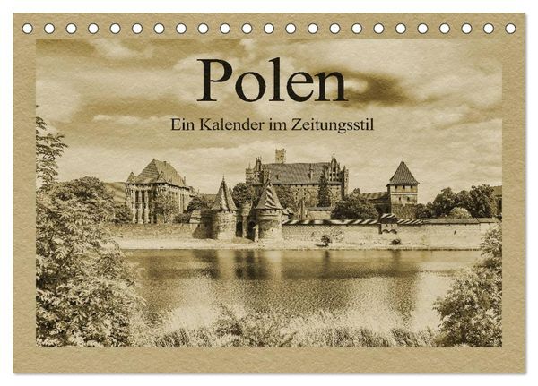 Polen – Ein Kalender im Zeitungsstil (Tischkalender 2026 DIN A5 quer), CALVENDO Monatskalender