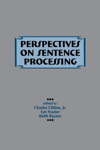 Produktbild: Perspectives on Sentence Processing